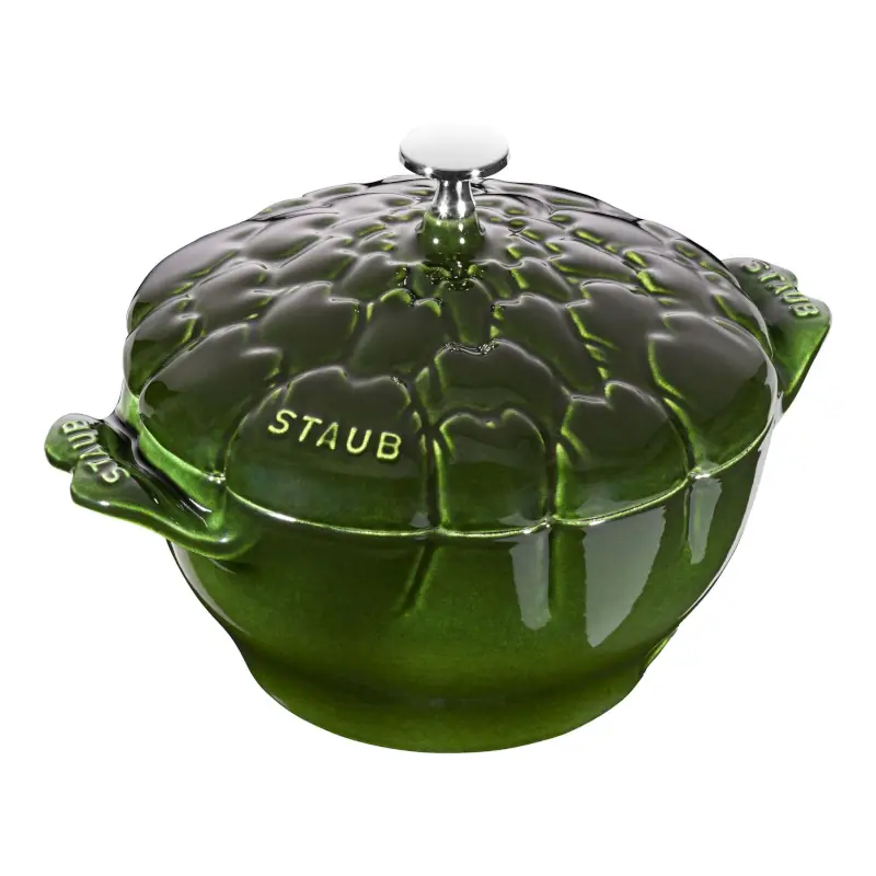 Cocotte alcachofa Staub 22 cm verde albahaca