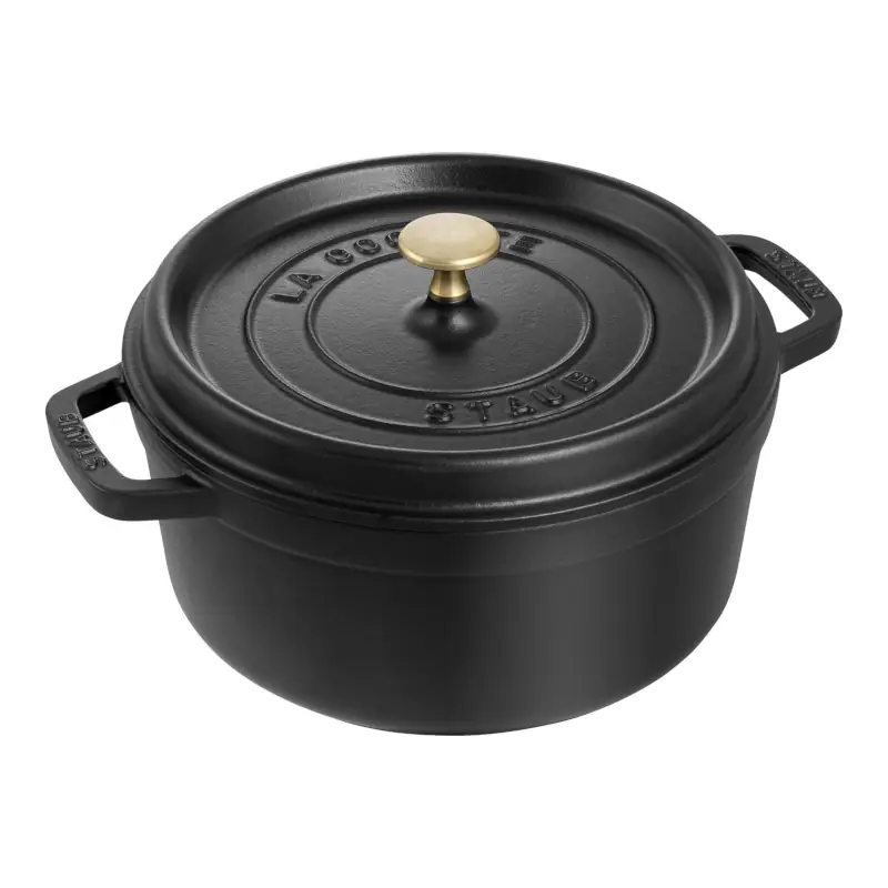 Cocotte Staud redonda negro