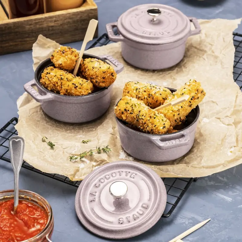 Mini cocotte Staub redonda rosa cerezo de 10 cm - Imagen 5