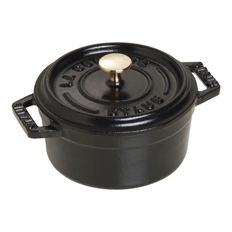 Mini cocotte redonda 10 cm Staub negra
