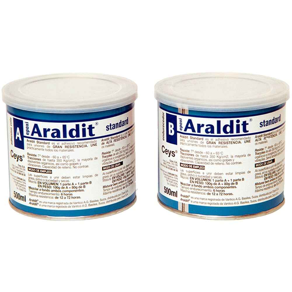 Adhesivo epoxi cristal ARALDITE 24 ml