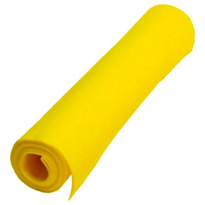 Bayeta multiuso suave limpieza amarillo rollo 2 metros
