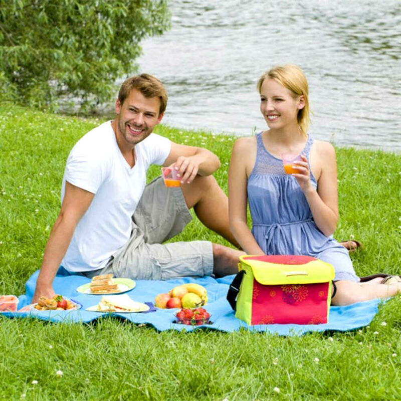 Bolsa-nevera porta-alimentos Pink Daisy Minimaxi Campingaz para playa, camping, piscina