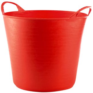 Capazo de plástico flexible para jardinería o pintura y limpieza, 42 litros NON