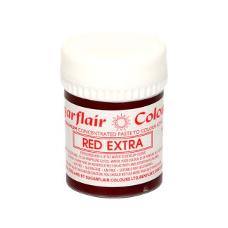 Colorante en pasta Sugarflair rojo