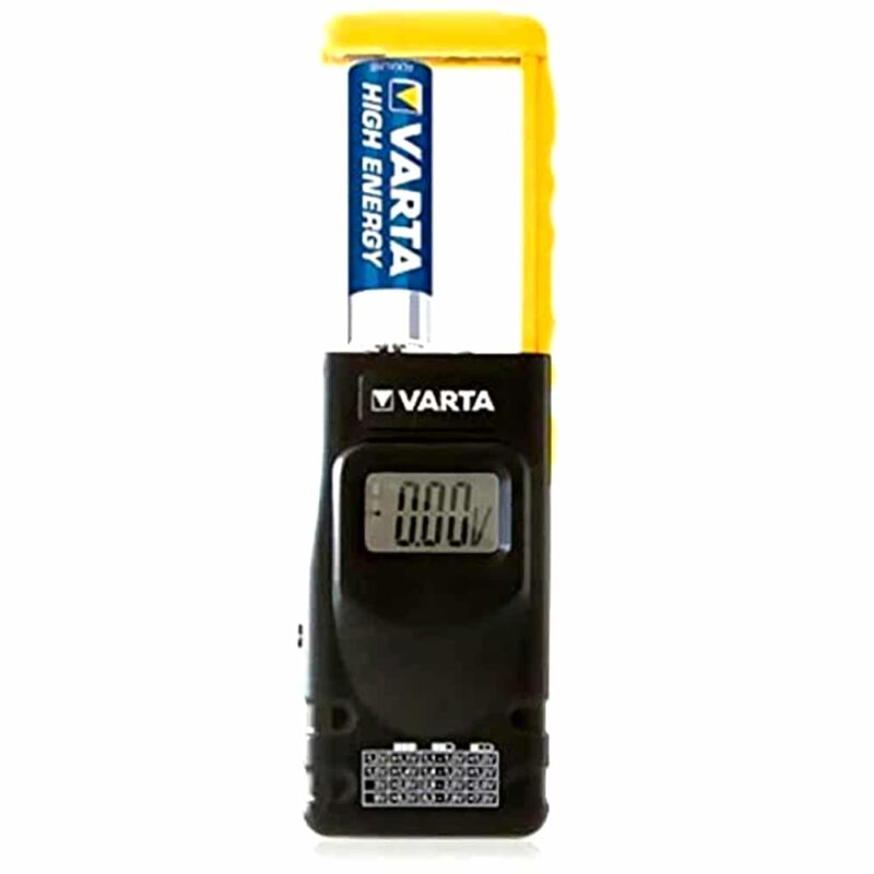 Comprobador de baterías VARTA para pilas