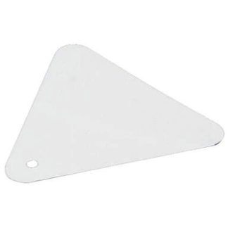 Espátula triangular plástico flexible pintura