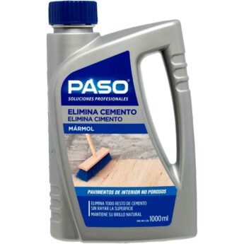Eliminador de cemento para suelos de mármol PASO