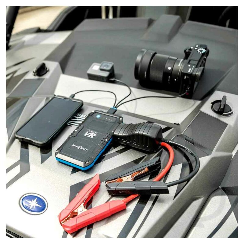 Arrancador cargador de batería Minibatt Pocket para vehículos y dispositivos electrónicos como móviles, iPad, ordenadores, 4000 mAh
