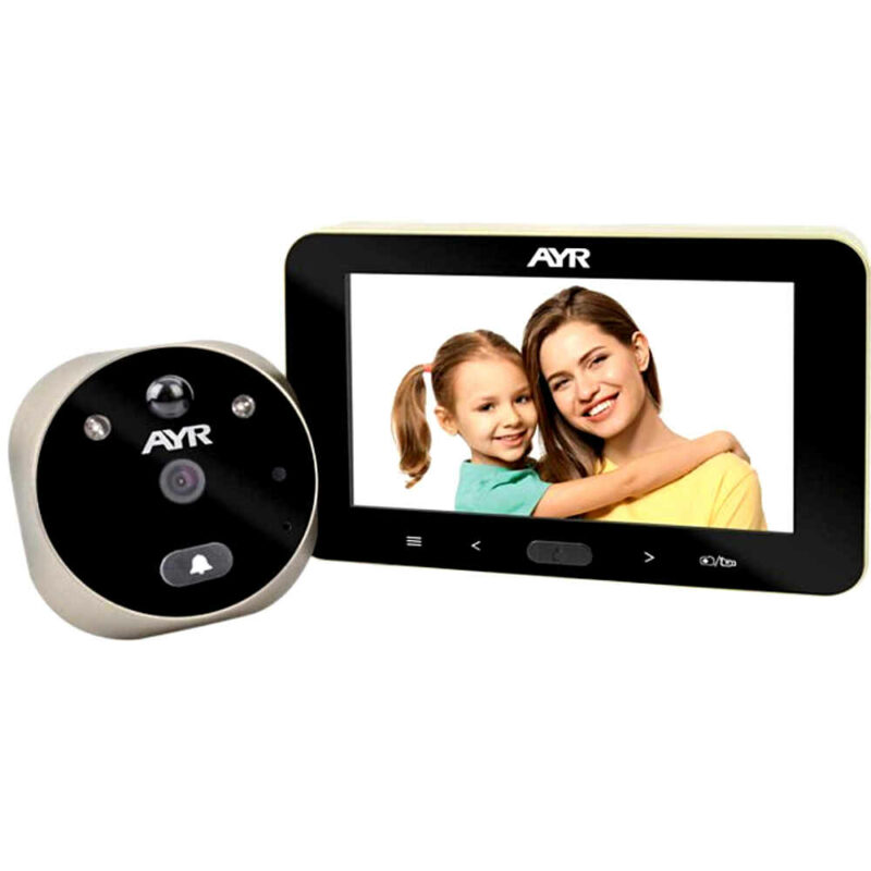 Mirilla digital AYR gama FACE modelo 759 FULL HD para la seguridad del hogar