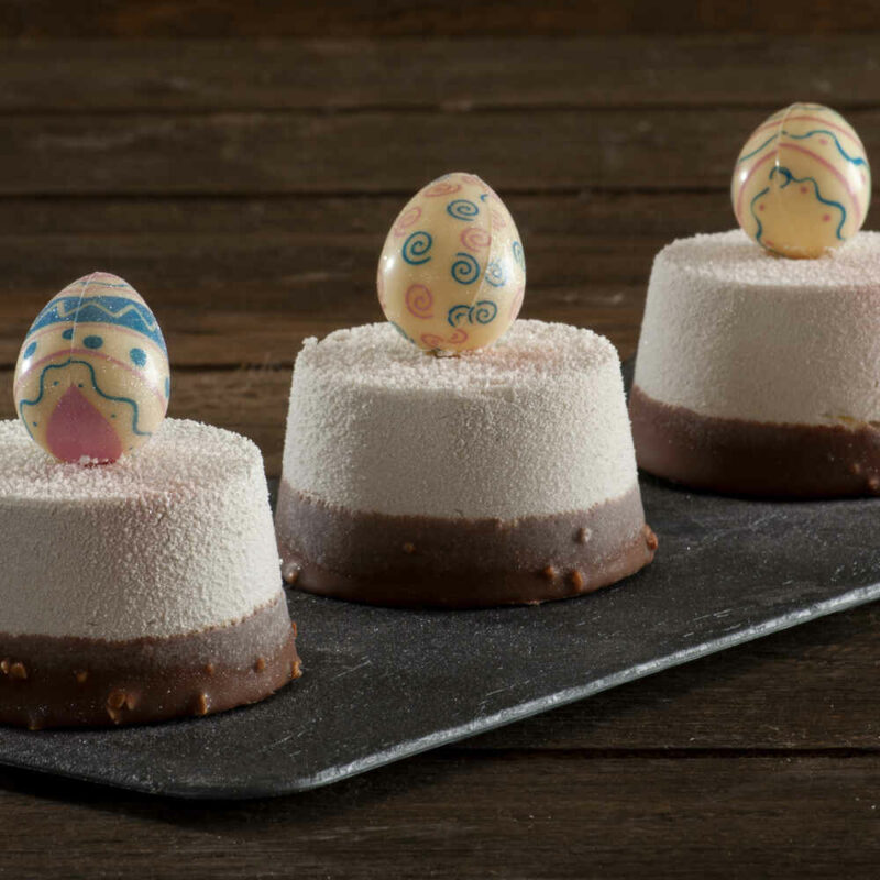 Huevos de pascua chocolate repostería dekora