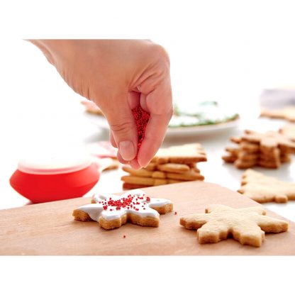Juego cortadores de repostería para cortar galletas de navidad con formas navideñas y decorar el árbol LEKUE