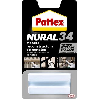 Masilla selladora adhesiva para metales Pattex Nural 34