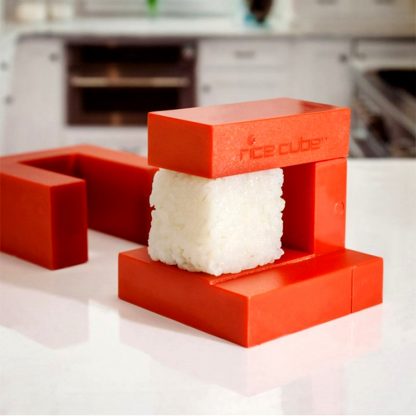 Molde para arroz en forma de cubo, gadgets de cocina