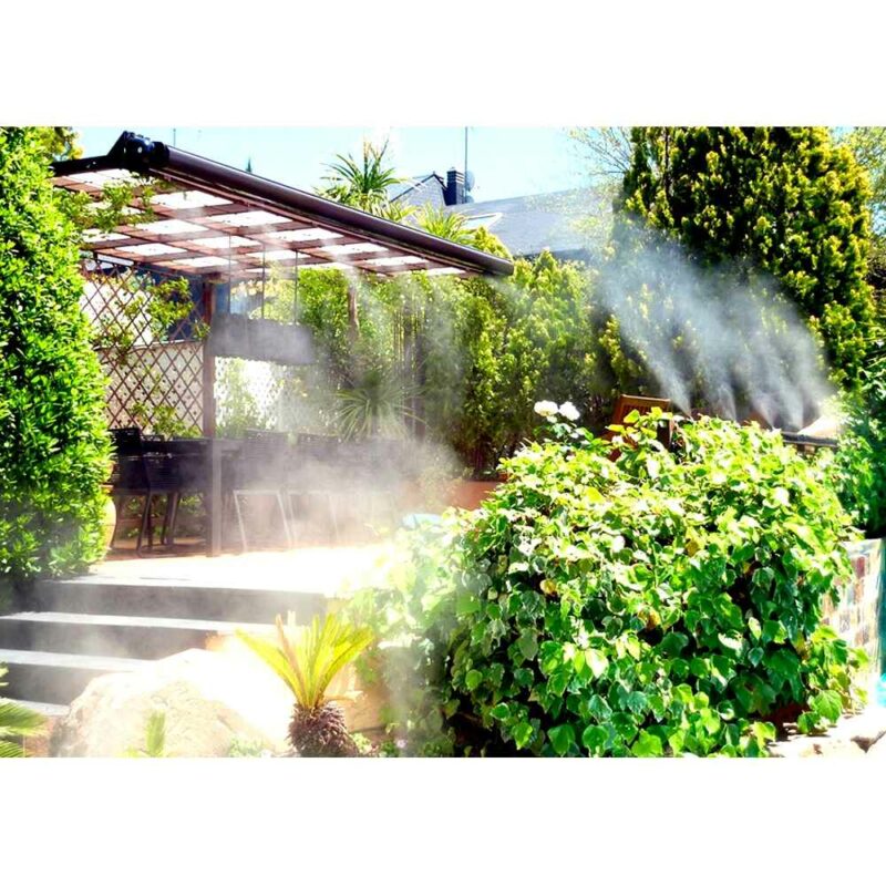 Nebulizador Foggy Home de Garland con sistema para nebulizar agua y climatizar exteriores en verano, contra el calor