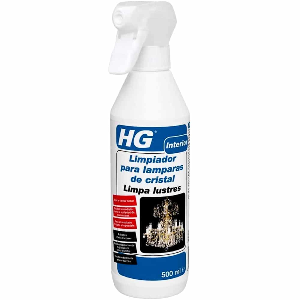 Spray limpiador lámparas de cristal 500 ml hg •