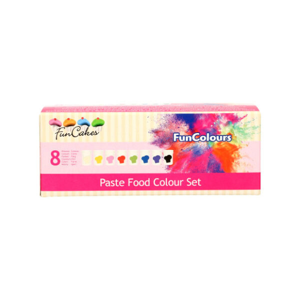 Pack 8 colorantes en pasta Funcolours de Funcakes colores
