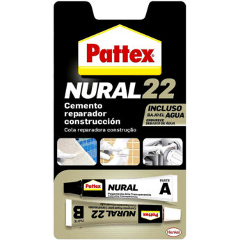 Cemento adhesivo profesional para materiales húmedos y bajo del agua Pattex Nural 22