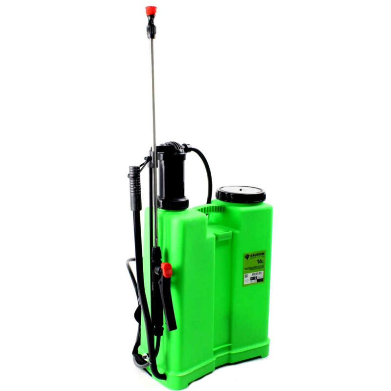 Pulverizador de mochila Saurium 16 litros para fumigar y regar huerto y jardín