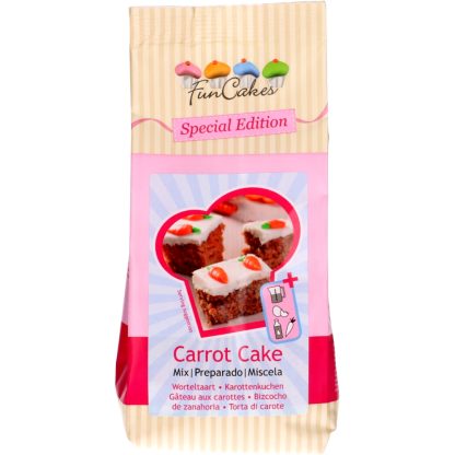 Preparado para bizcocho, pastel y cupcakes de zanahoria FUNCAKES Carrot Cake
