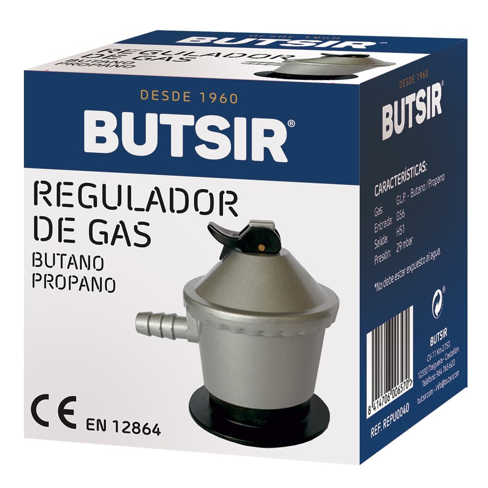 Regulador gas butsir • laferreteria.shop