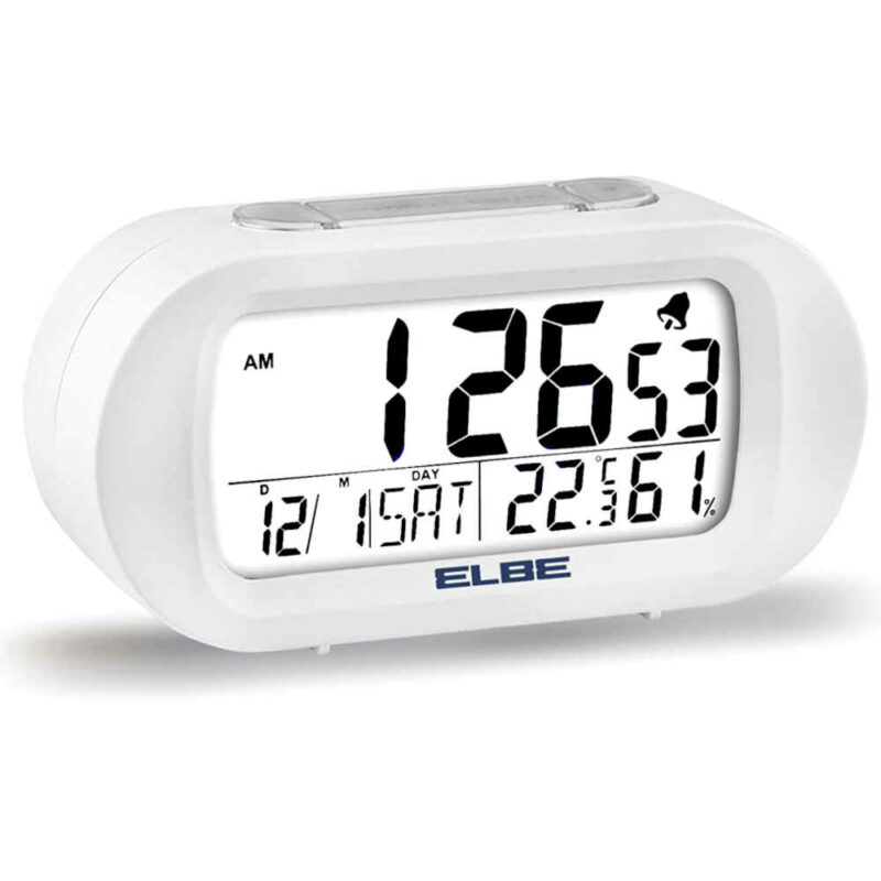 Reloj despertador termómetro ELBE
