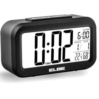 Reloj despertador termómetro ELBE