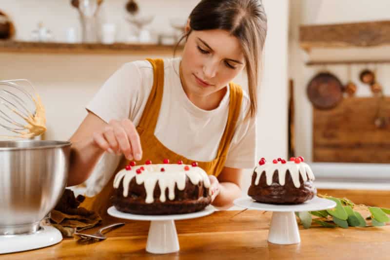 decorando pasteles en casa