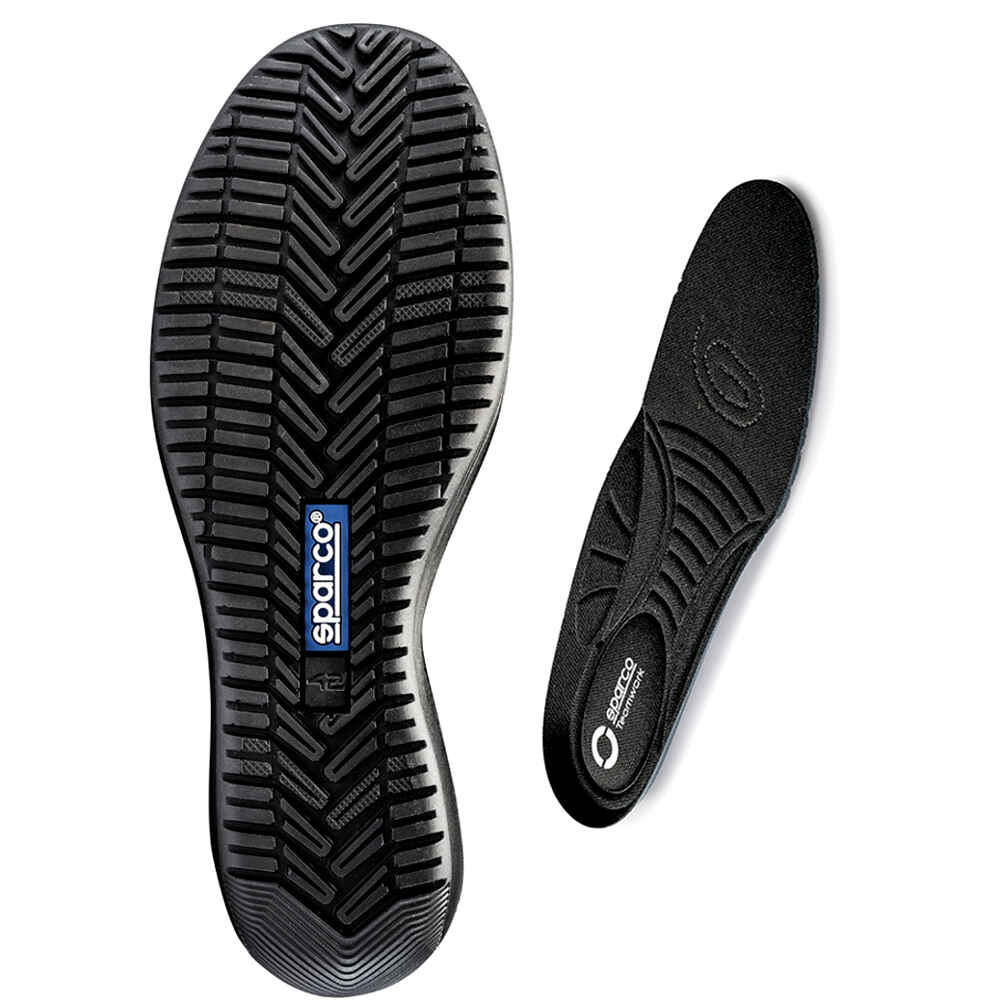 Chaussures de sécurité Sparco bleues Racing Evo S3 SRC ESD sans métal