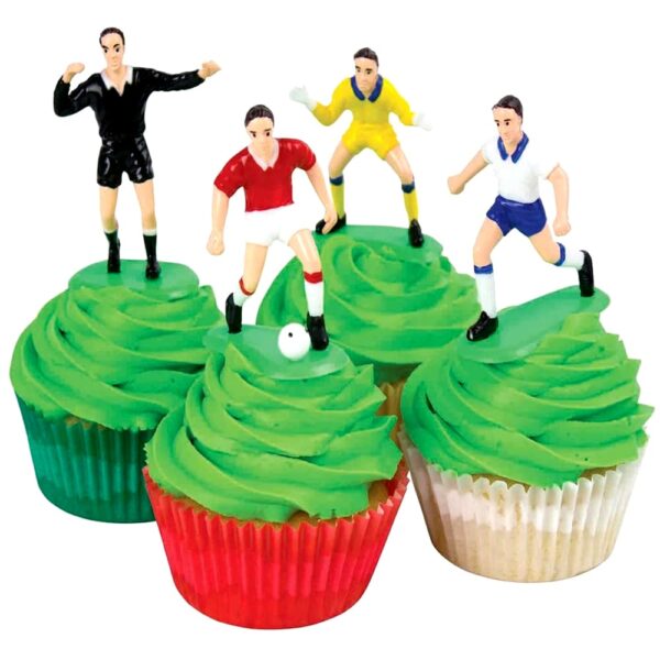 Set de decoración de repostería jugadores de fútbol PME