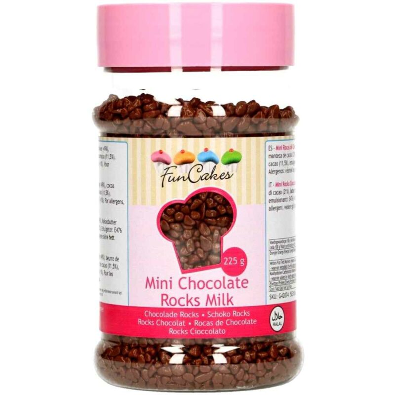 Sprinkles decoratius mini roques de xocolata amb llet FUNCAKES