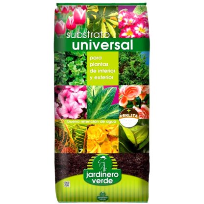 Sustrato universal jardinero verde para plantas y flores de jardín y tiesto, jardinería