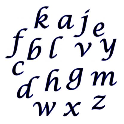 Cortador de repostería Abd FMM de alfabeto de letras y números