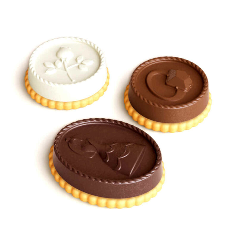 Tallador galetes de rebosteria amb motlle de xocolata TESCOMA per a galetes i bombons